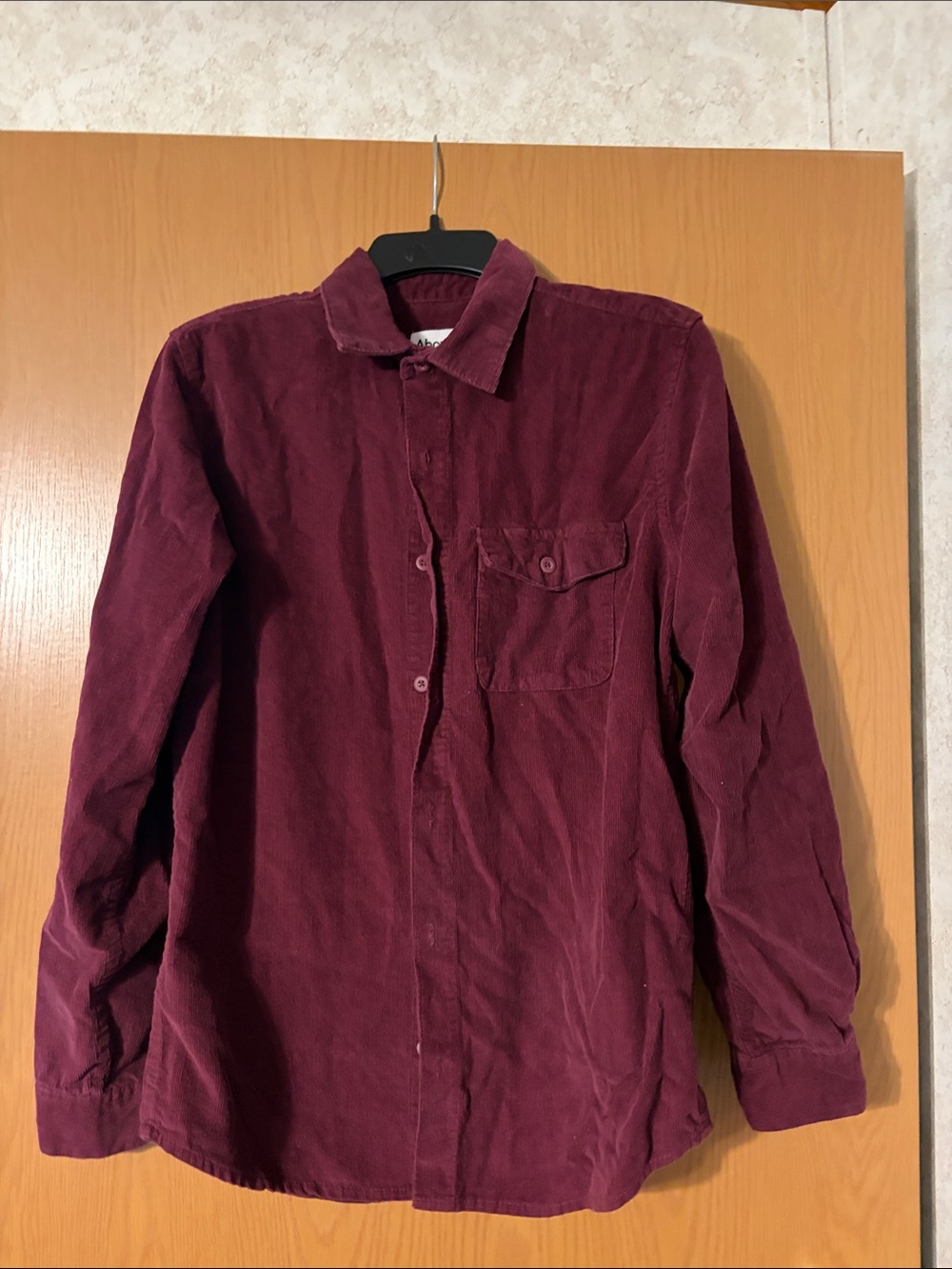 Abound Burgundy Corduroy Button-Down Shirt